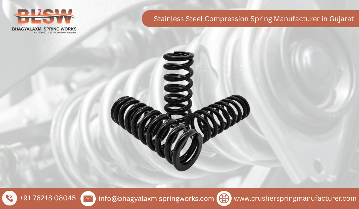 Stainless Steel Compression Spring Manufacturer in Gujarat